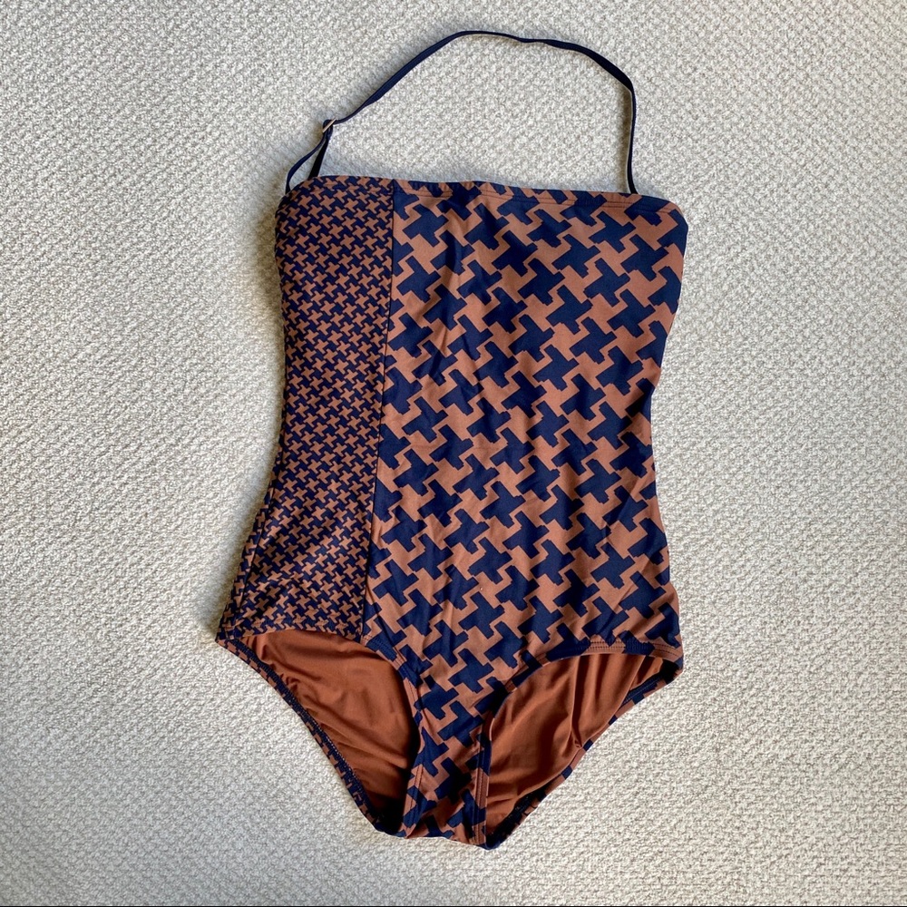DKNY Strapless One Piece Swimsuit